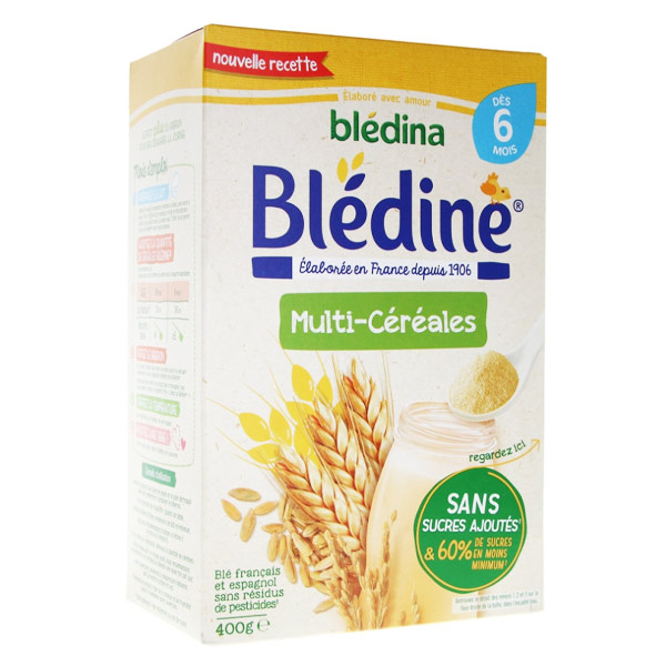 BLEDINA Blédine- Blé et vanille dès 6 mois 400g - Parapharmacie