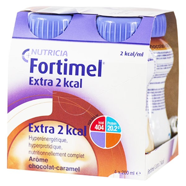 Nutricia Fortimel Extra Chocolat Caramel 4 x 200ml