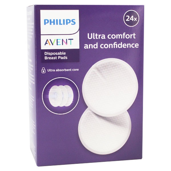 Coquilles d'allaitement confort Philips avent + coussinets d