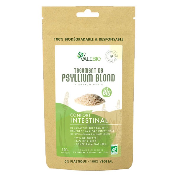 Valebio Tégument Psyllium Blond Bio 350g