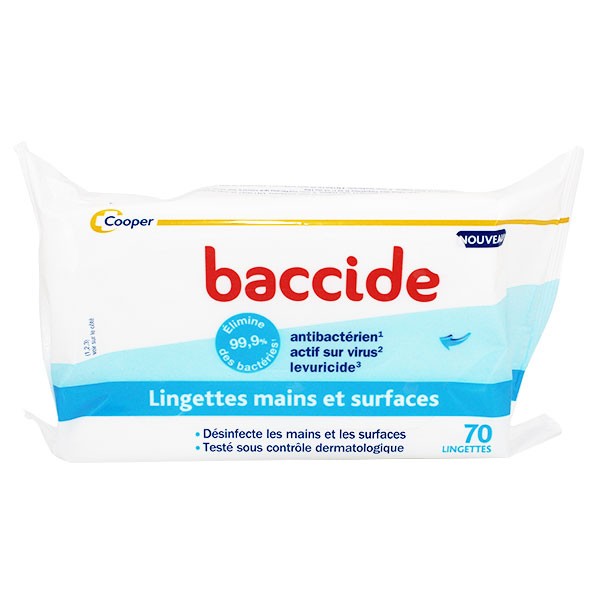 Baccide Lingettes Mains et Surfaces 35 Unités