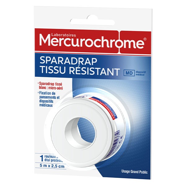 Mercurochrome, Sparadrap Résistant à l'eau