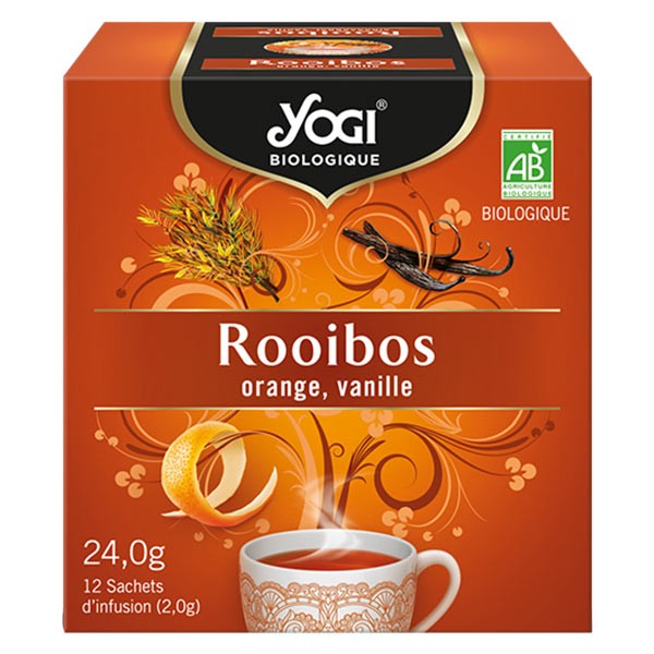 Infusion gingembre, zeste d'orange & vanille BIO Yogi Tea