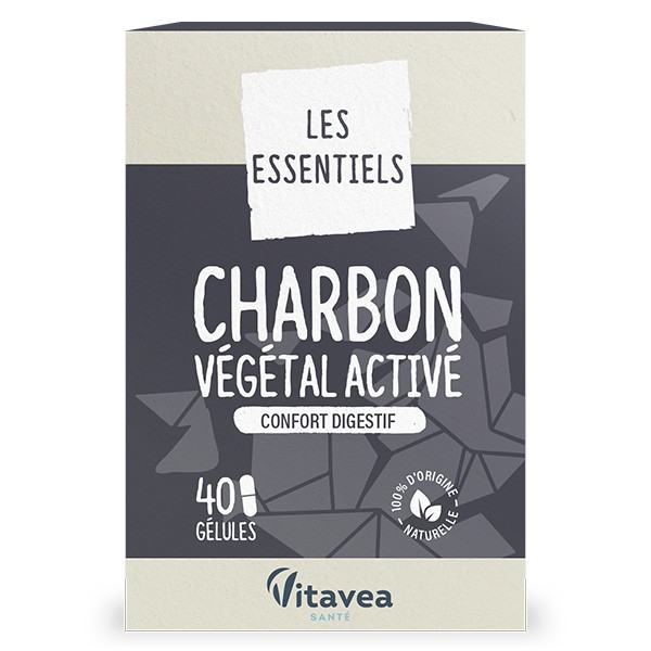 Charbon Végétal Activé 40 pc(s) - Redcare Pharmacie