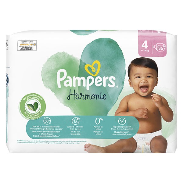 Pampers Harmonie Taille 4 72 Couches