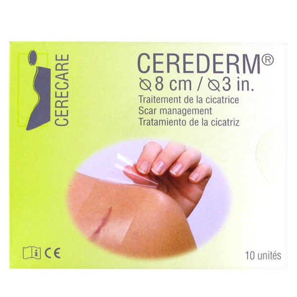Pansement siliconé CEREDERM® pour le traitement des cicatrices - Mode  d'emploi 