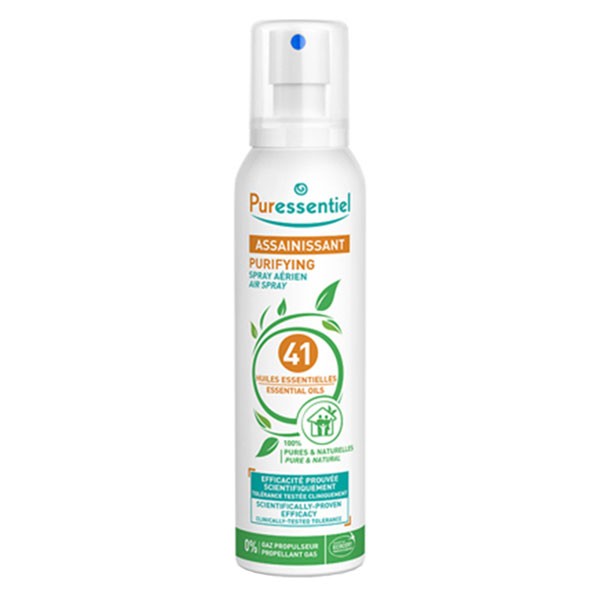 Puressentiel - Spray Aérien Assainissant aux 41 Huiles Essentielles -  Efficacité prouvée contre les virus, germes et bactéries - 200ml - réf 2 -  CasaKids