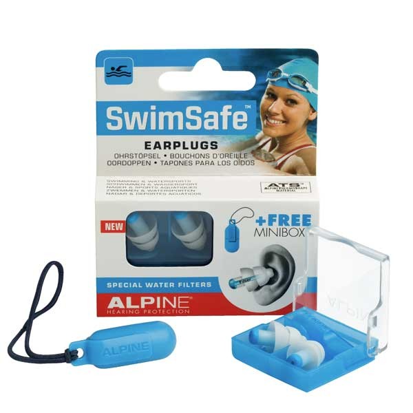 Alpine SwimSafe Bouchons d'oreille - bouchons d'oreille étanches pour la  natation – pour piscine et prévient les infections - Matériel  hypoallergénique - Boules Quies réutilisables : : Sports et Loisirs