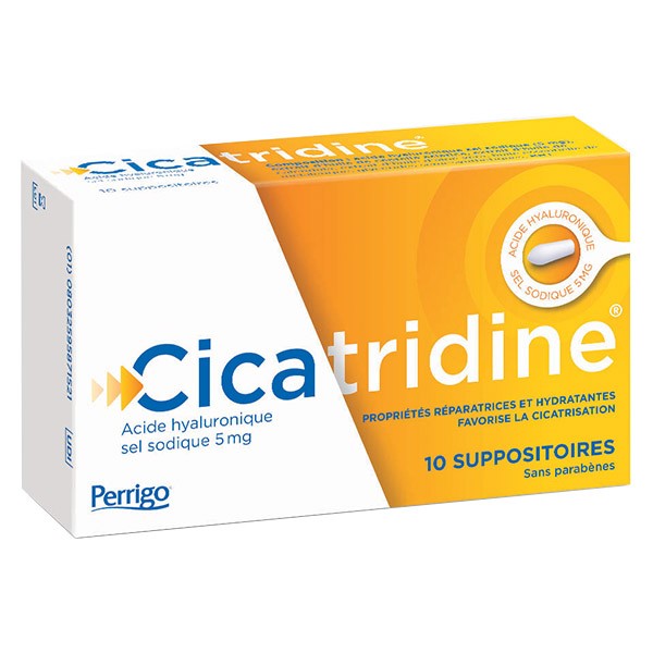 Cicatridine Acide Hyaluronique 10 suppositoires | Prix bas
