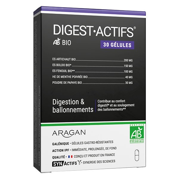 Synactifs Digestactifs Digestion 30 gélules
