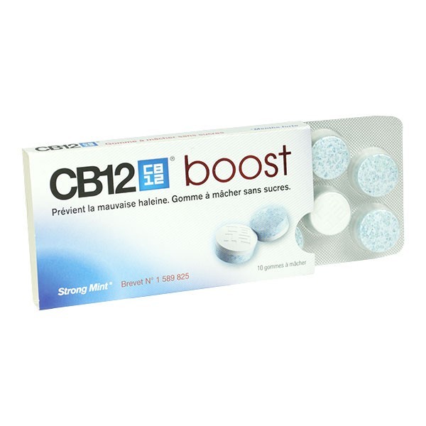 CB12 Boost - Gommes à mâcher contre la mauvaise haleine