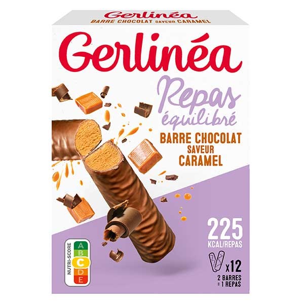 Gerlinéa Barres Chocolat Et Noisettes 8 Pièces