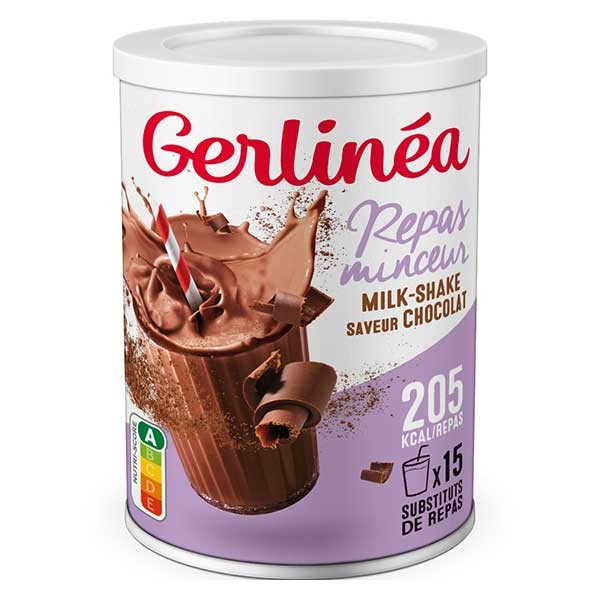 Gerlinéa Repas Minceur Milk-Shake Chocolat 436g