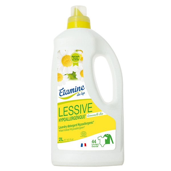 lessive liquide BIO hypoallergénique bouteille 3L - Lessives et