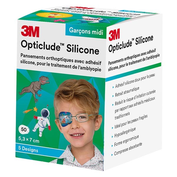 Pansements 3M Opticlude pour enfant (Boîte de 20)