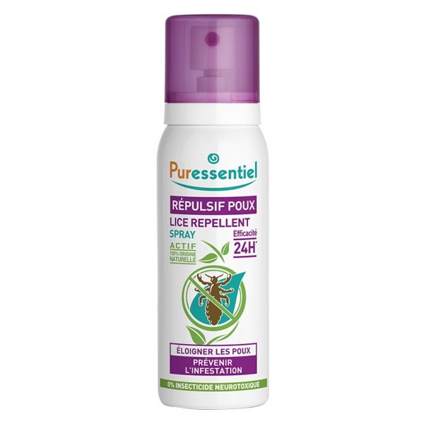 Puressentiel Anti-Poux Répulsif Poux Spray 75ml