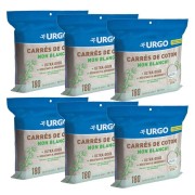Urgo - Carrés de coton - Ultra-doux Absorbants - Coton de qualité